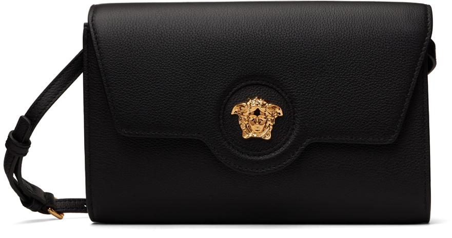 Versace レディース ブラック ミニ ラ メドゥーサ バッグ ショルダーバッグ