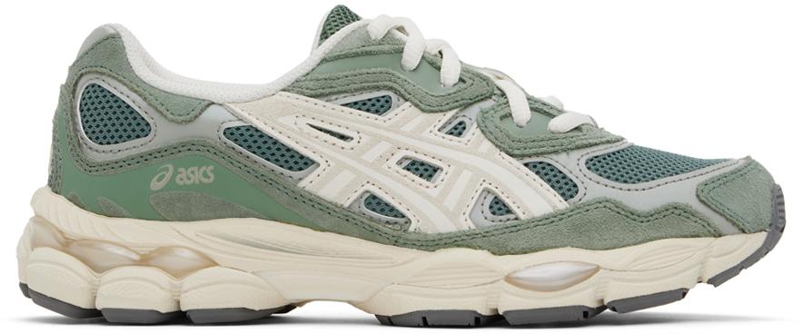 Baskets gel-nyc vert et blanc cassé Asics en coloris Noir Lyst