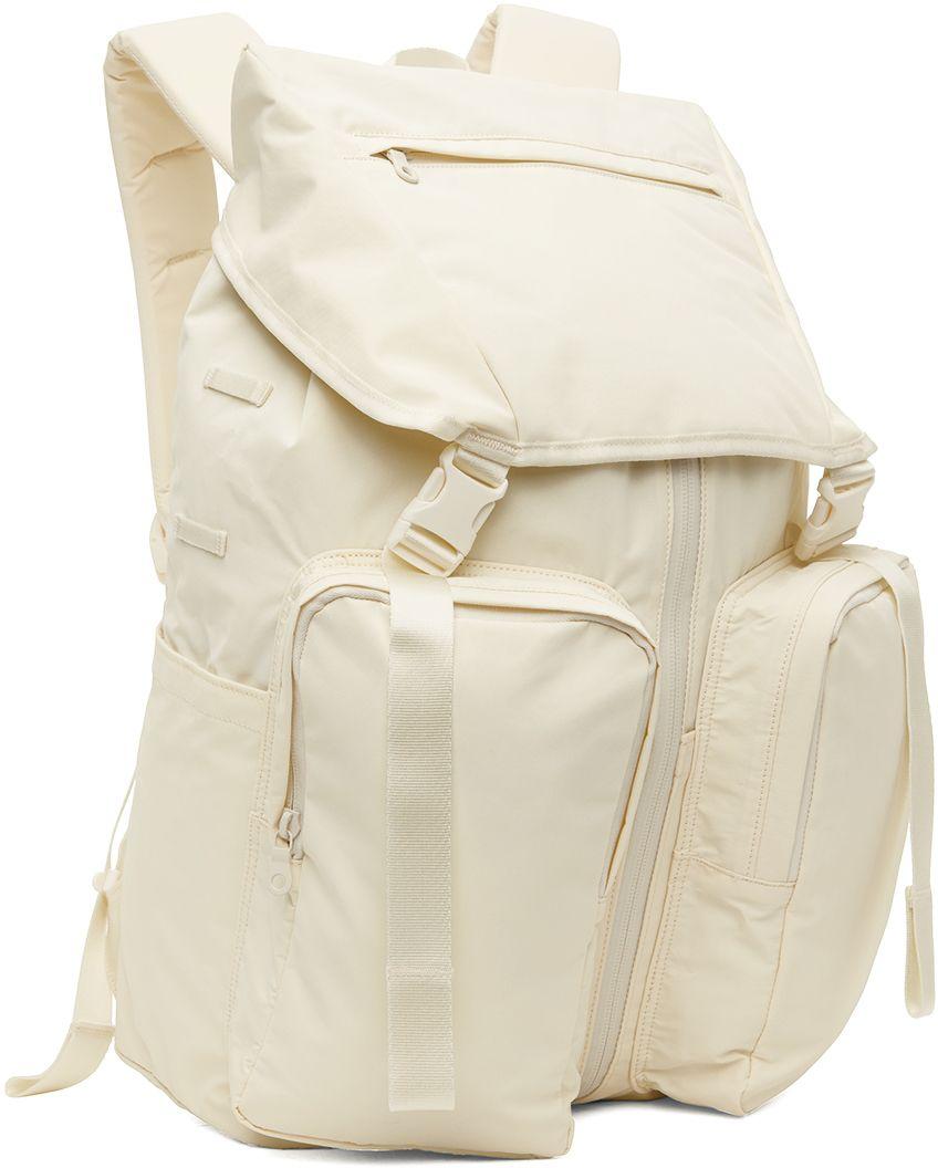 mfpen Off-white Double Clasp Backpack in Natural for Men | Lyst