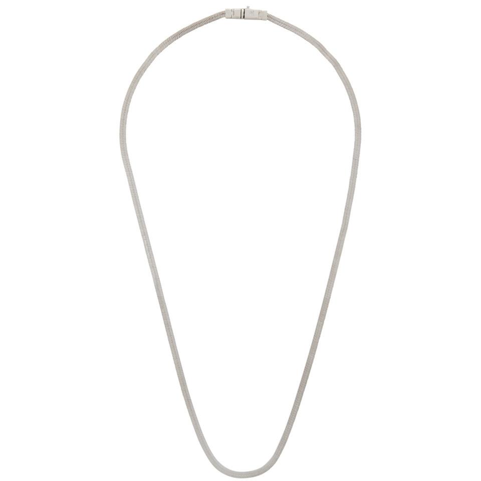 Tom Wood Silver Herringbone Chain 