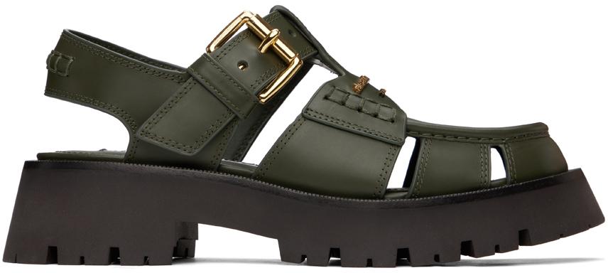 関税送料込Alexander Wang Carter Lug Cage Sandals Alexander Wang Carter Caged Leather Sandals | Black | FARFETCH