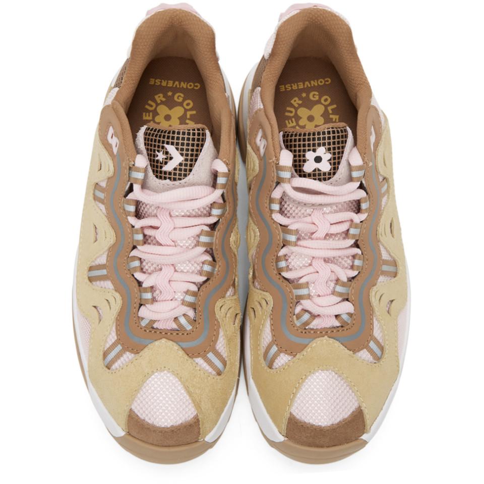 Converse Pink And Brown Golf Le Fleur* Gianno Sneakers for Men | Lyst