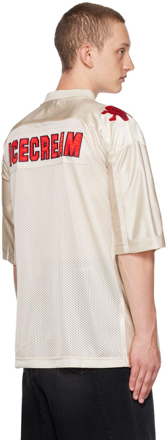 ICECREAM Mesh Football Jersey in Red for Men