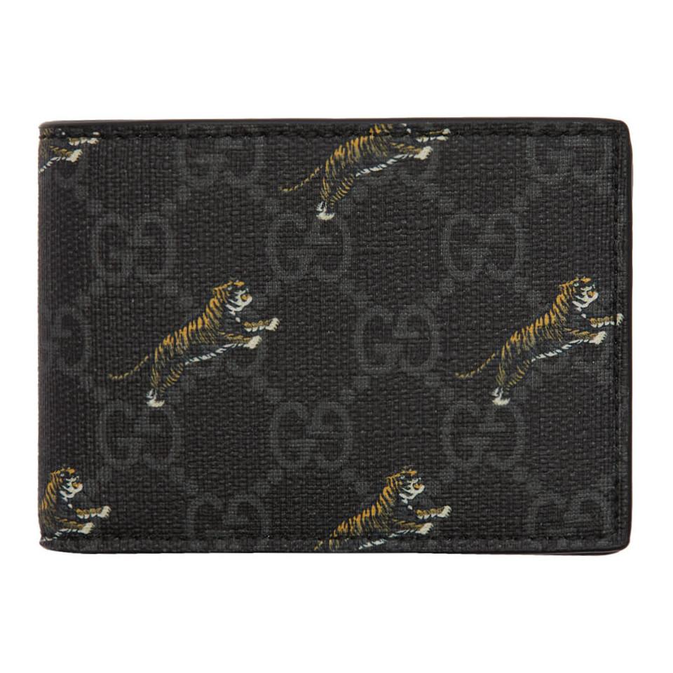 Gucci Tiger Printed Wallet Dark Grey – SNEAKS.FREAKS