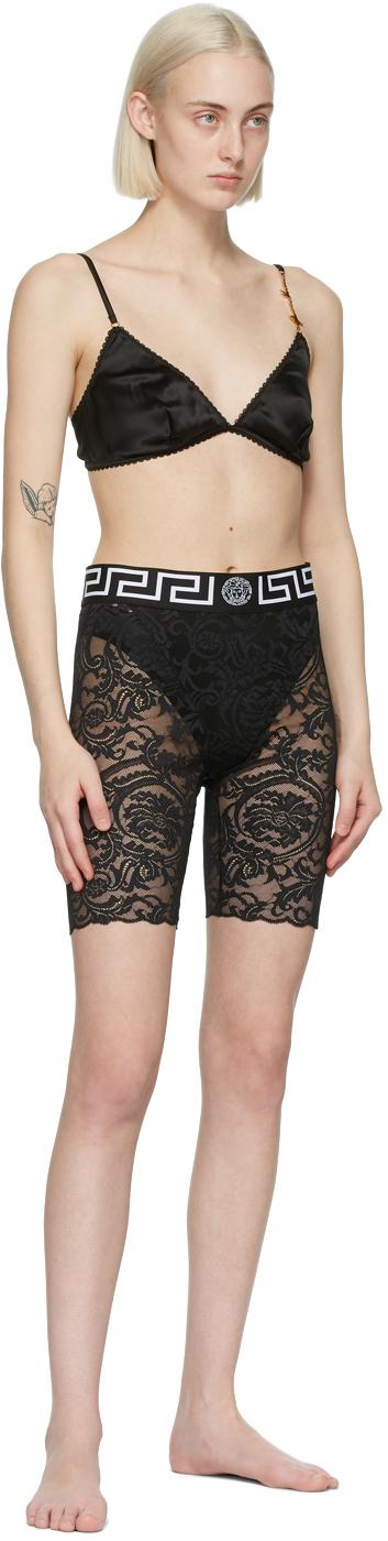 Versace Lace Greca Border Shorts in 