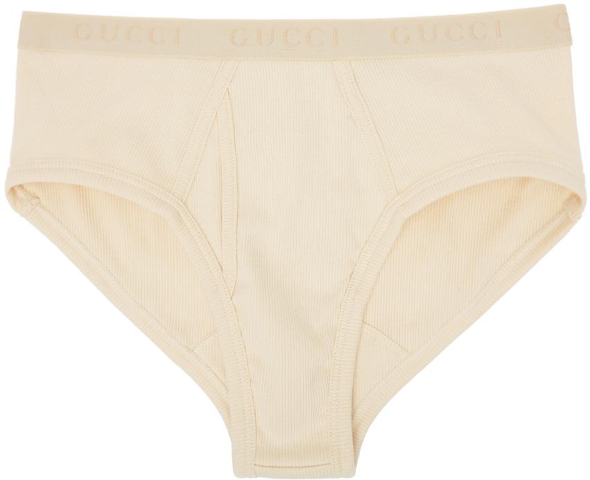 Solformørkelse Inficere bånd Gucci Beige Rib Underwear in Natural for Men | Lyst