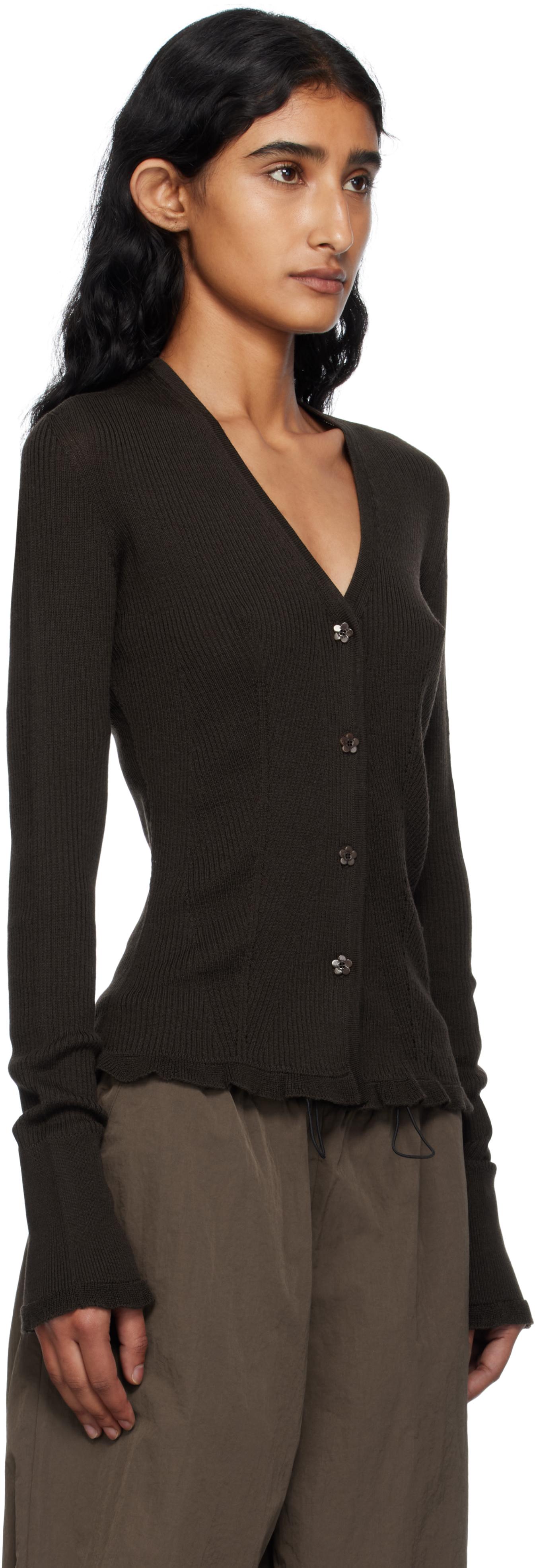 Cecilie Bahnsen Bessie Cardigan in Black | Lyst