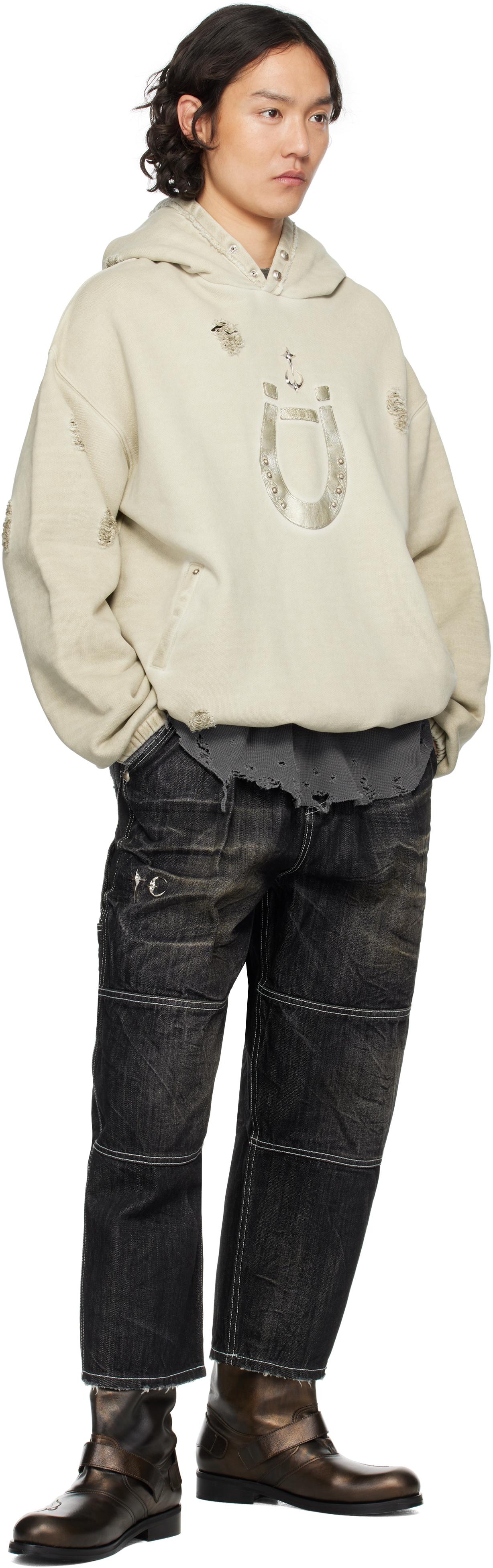 THUG CLUB Dickies Edition Double Knee Jeans in Black for Men | Lyst