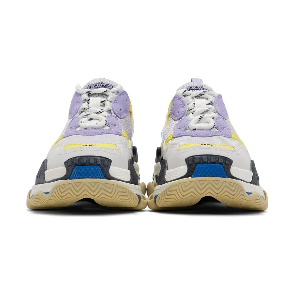 purple and blue balenciaga
