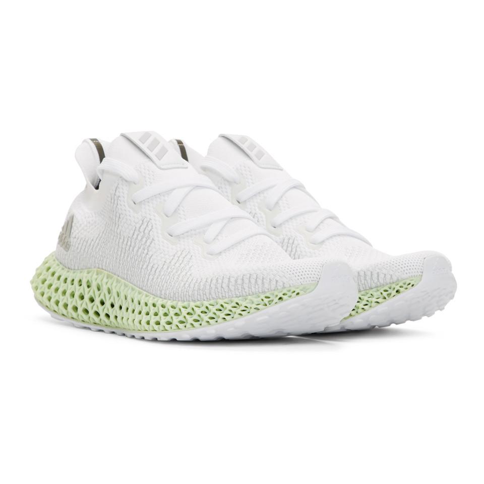 White & grey alphaedge 4d wc sneakers Clearance