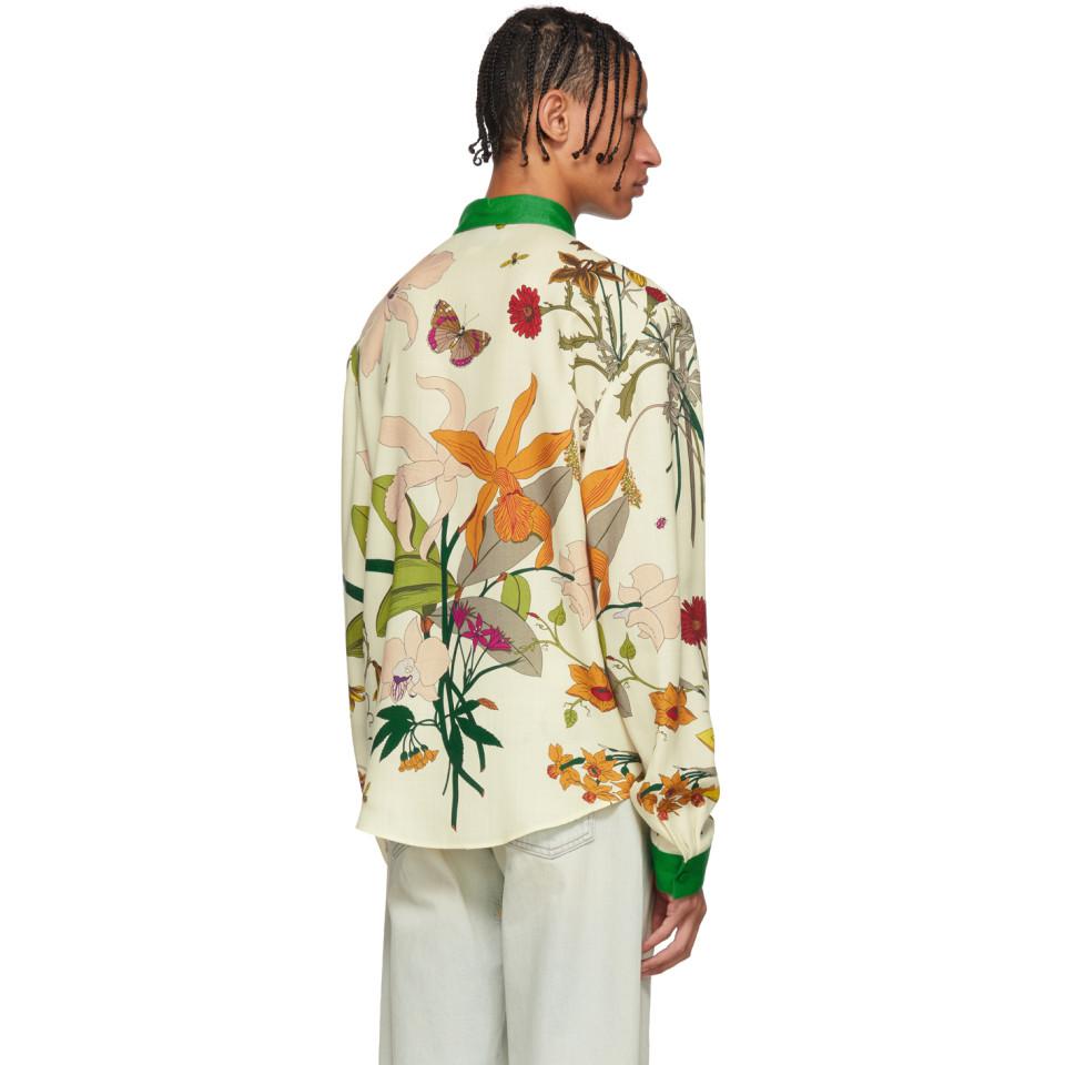 gucci flower shirt