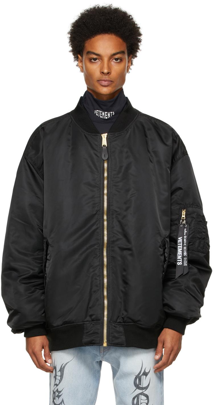 vetements reversible bomber