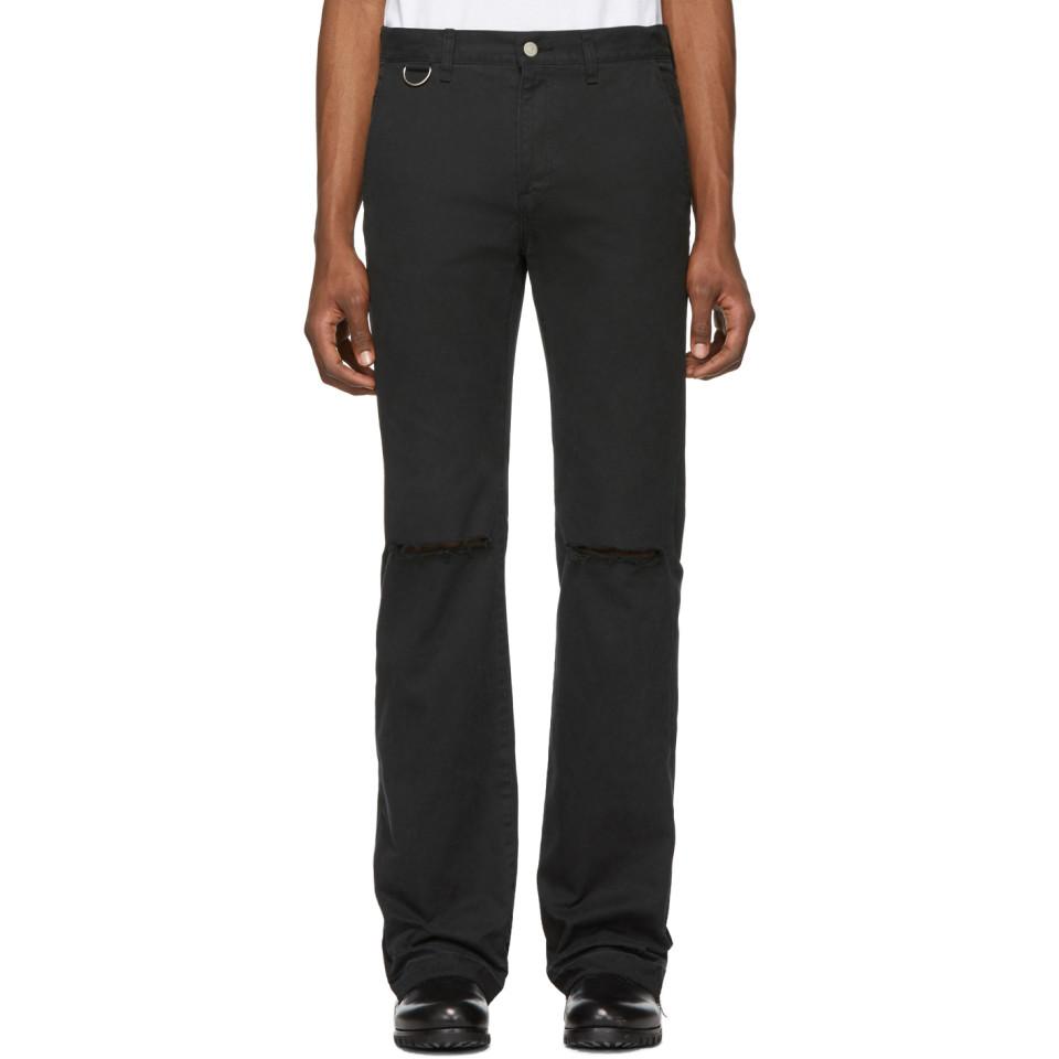 Undercover Black Ripped Jeans in Black for Men - Lyst