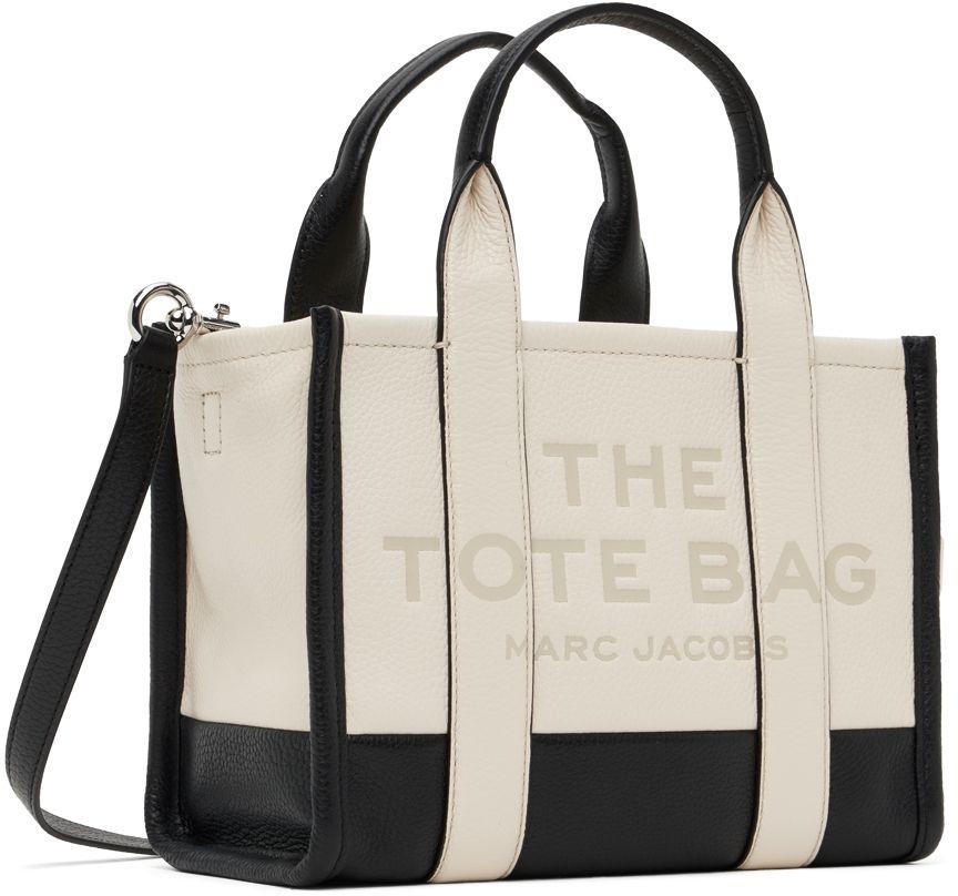 Marc Jacobs Black & Off-white 'the Colorblock Small' Tote in Natural | Lyst