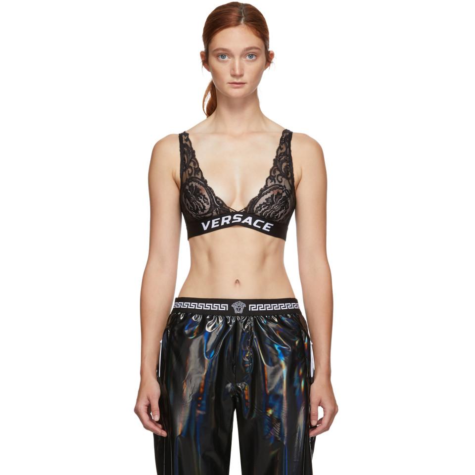 versace lace bra