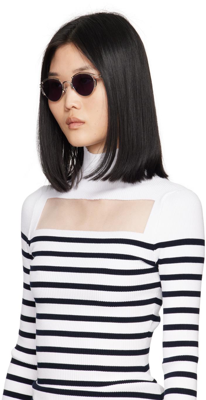 Jean Paul Gaultier レディース ブラック シルバー 56-5102 サングラス 