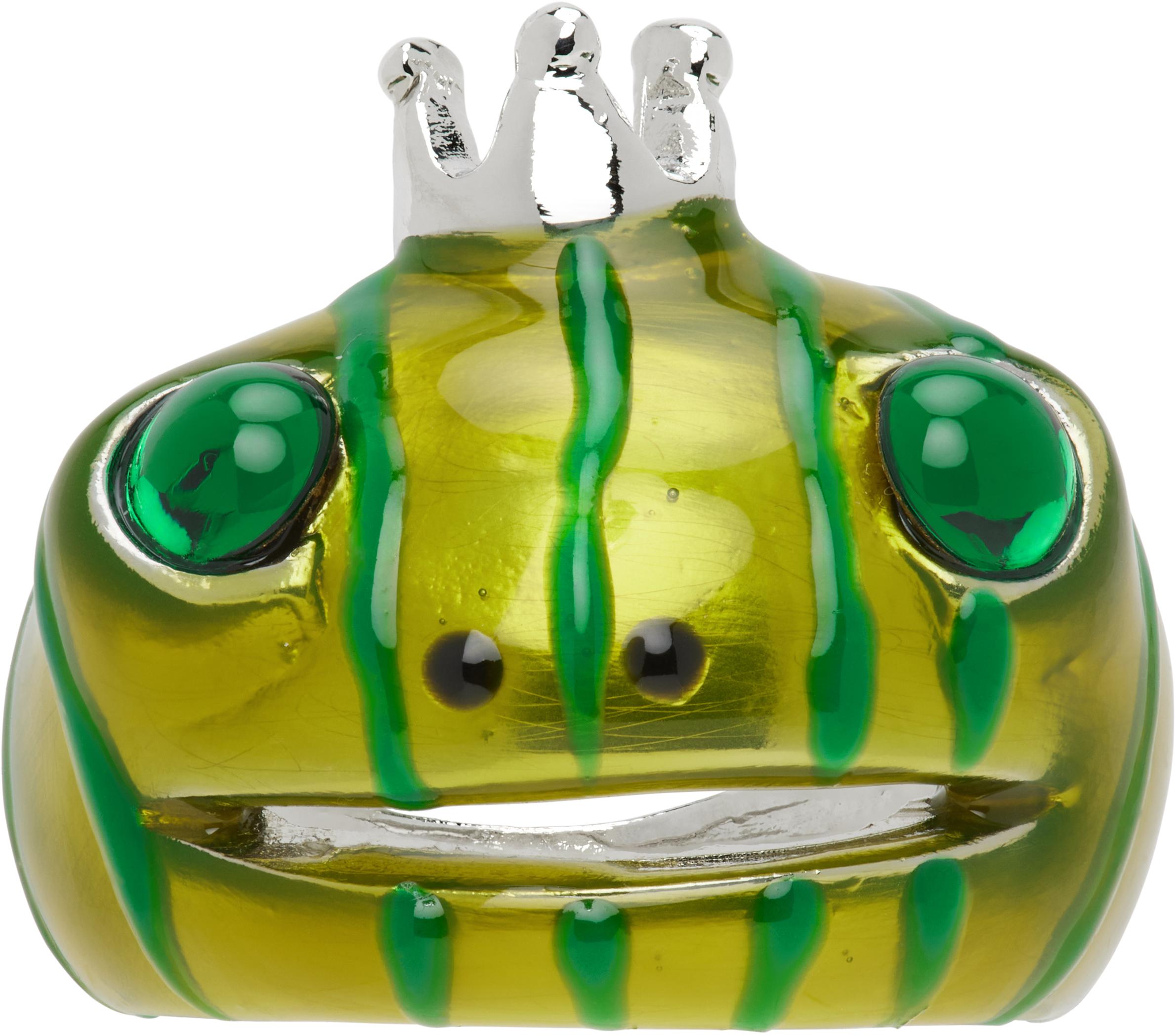 メンズ Collina Strada カーキ Frog Prince リング グリーン | Lyst