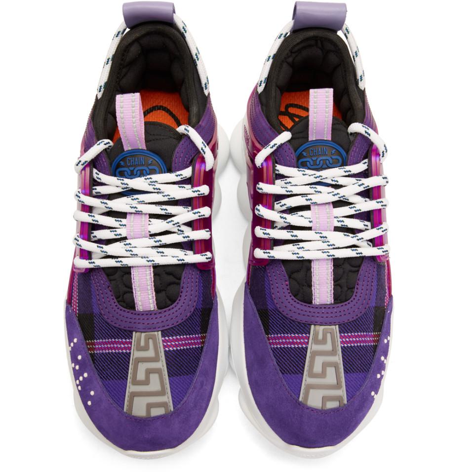 versace shoes purple