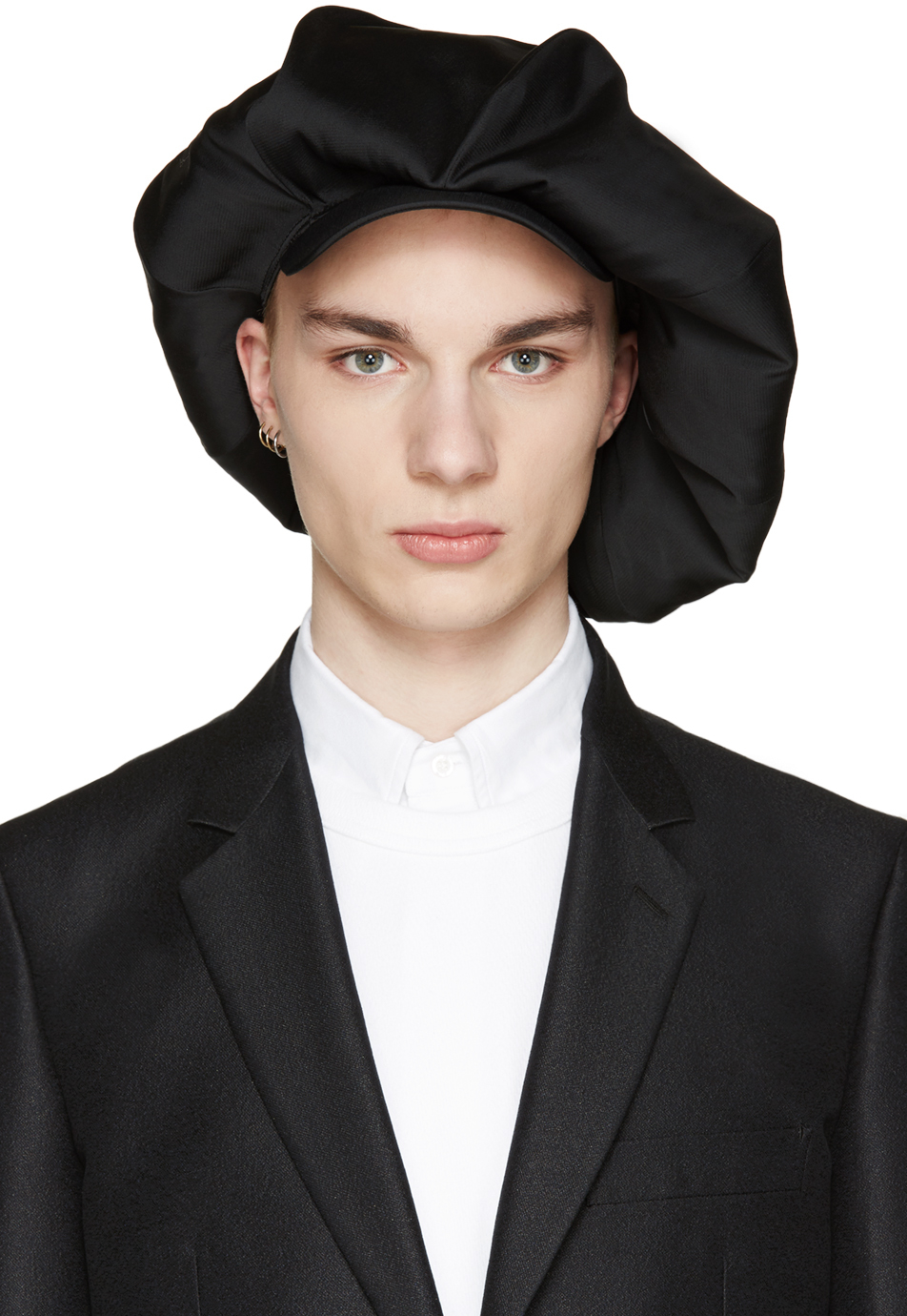 Comme des Garçons Black Oversized Newsboy Cap for Men Lyst