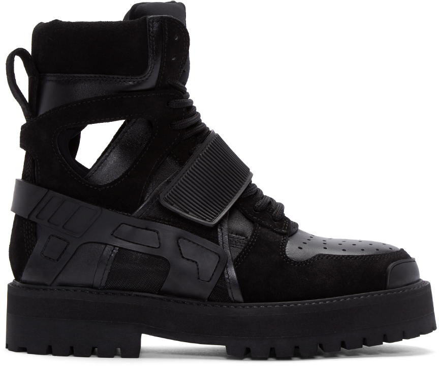 Mens ankle boots with velcro fastening Clearance