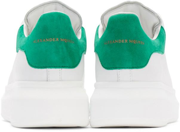Alexander McQueen White \u0026 Green Leather 