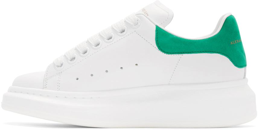 Alexander McQueen Logo Canvas Sneakers in Green Save 17% Womens Shoes Trainers Low-top trainers 