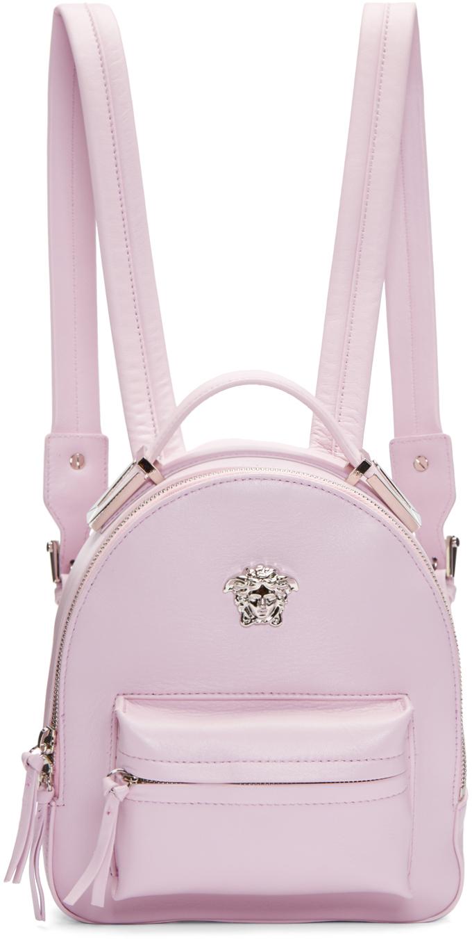pink versace backpack