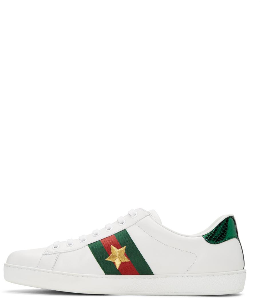 gucci ace lightning bolt