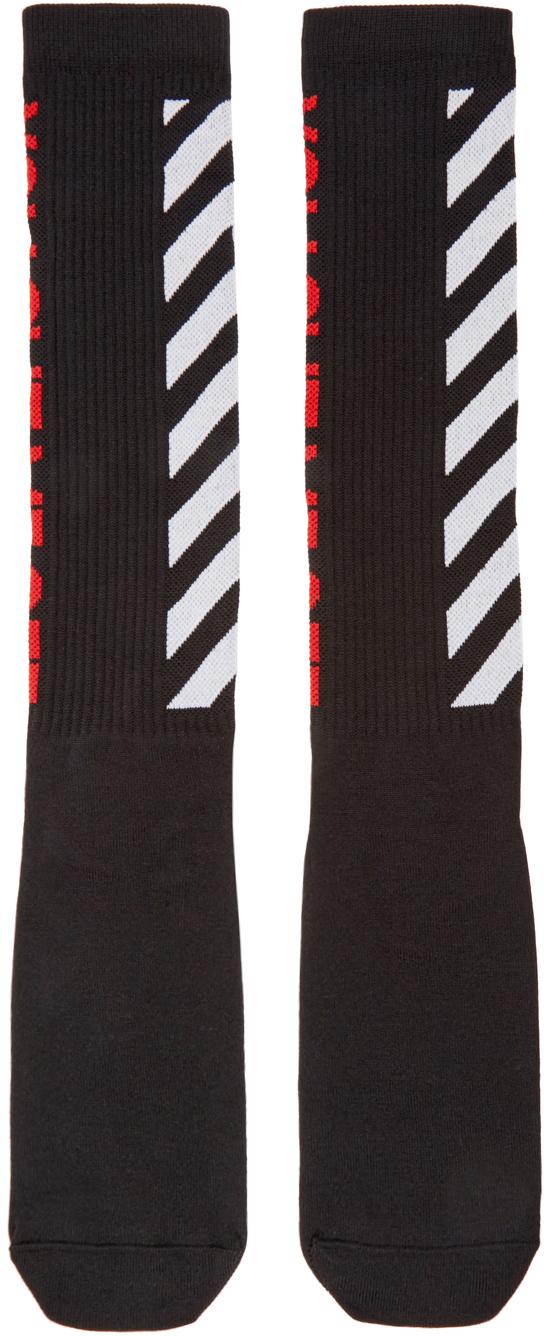 Off-White Virgil Synthetic Black 'you Cut Me Off' Socks for - Lyst