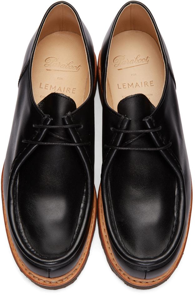 Lemaire Leather Black Paraboot Edition Michael Loafers for Men - Lyst
