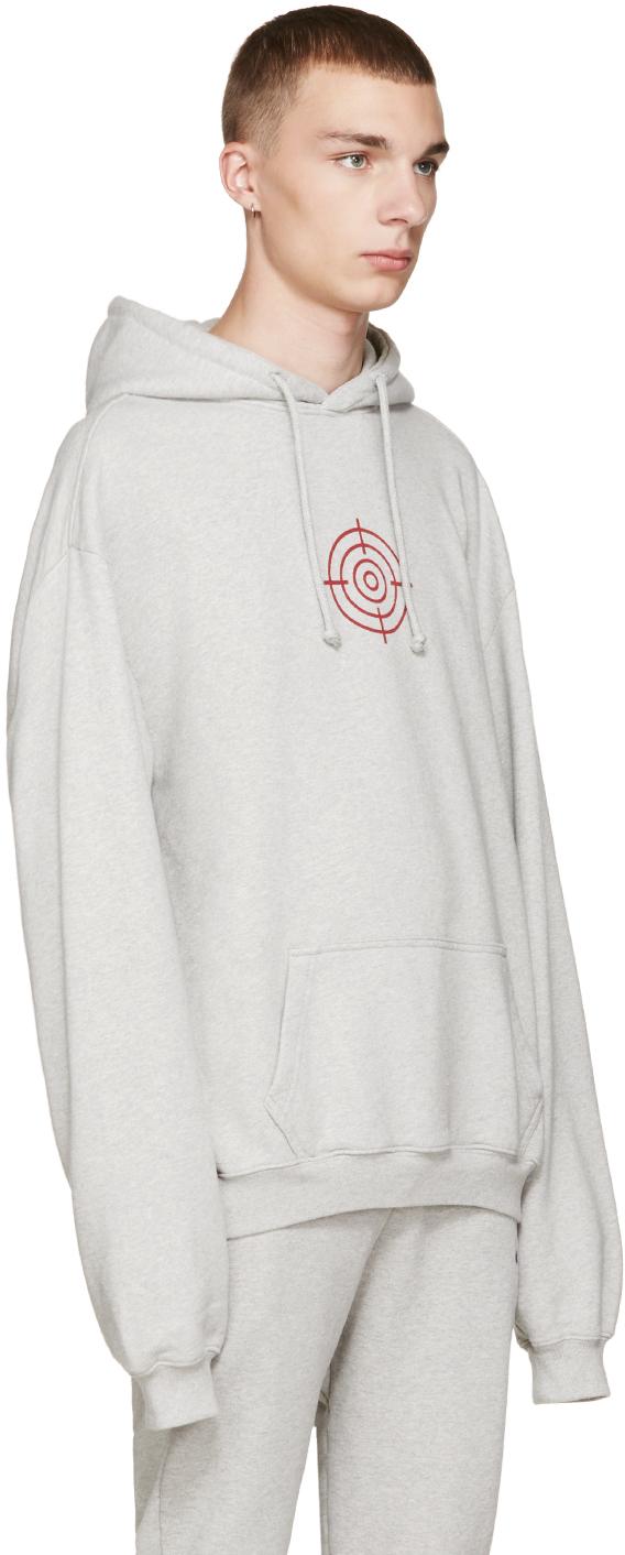 Vetements Grey 'gun Club' Hoodie in Gray for Men | Lyst