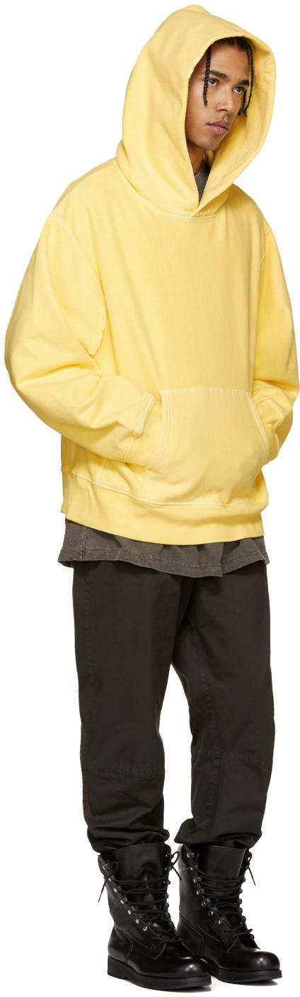Yeezy Yellow Fleece Hoodie for Men - Lyst