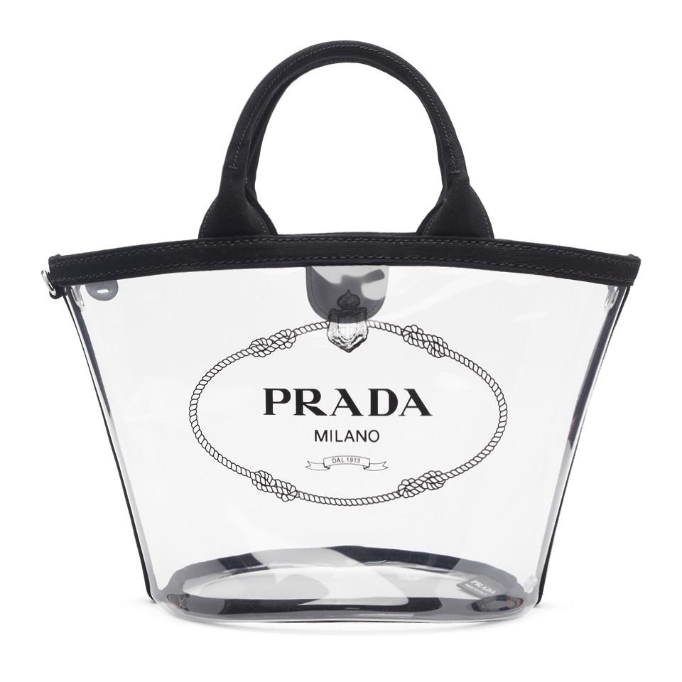 sac prada transparent