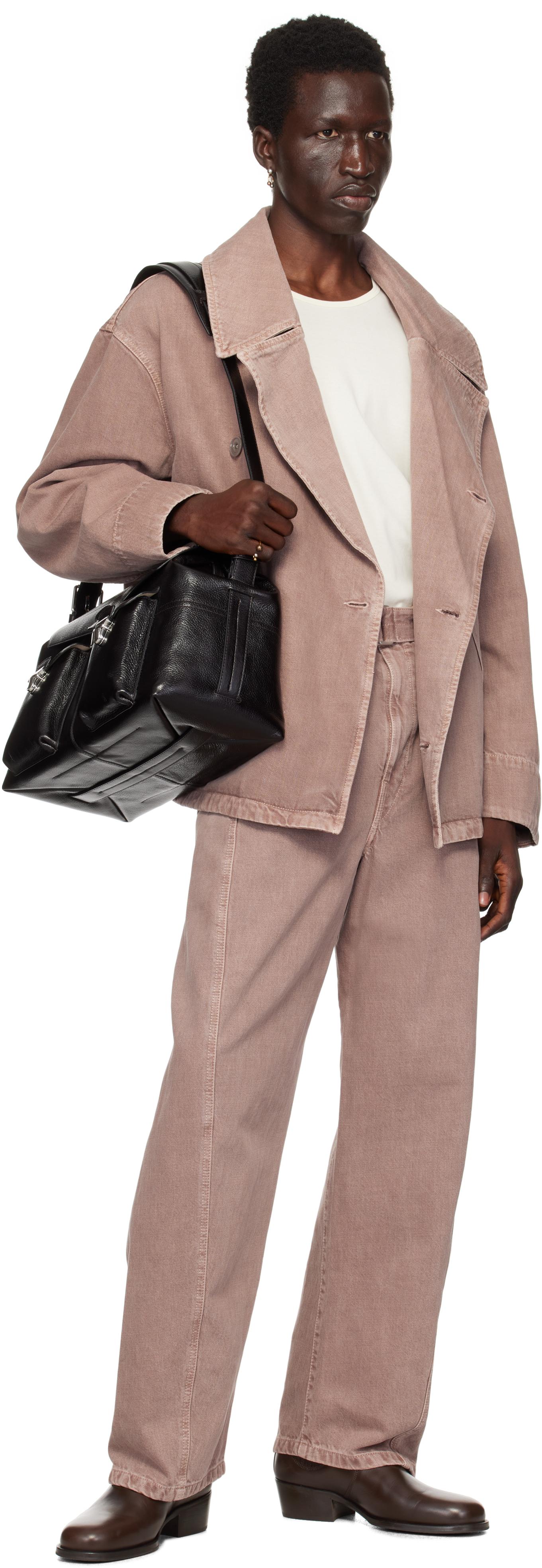Lemaire メンズ ブラック ブラウン Week-end Gear バッグ Lemaire メンズ ブラック ブラウン Week-end Gear バッグ
