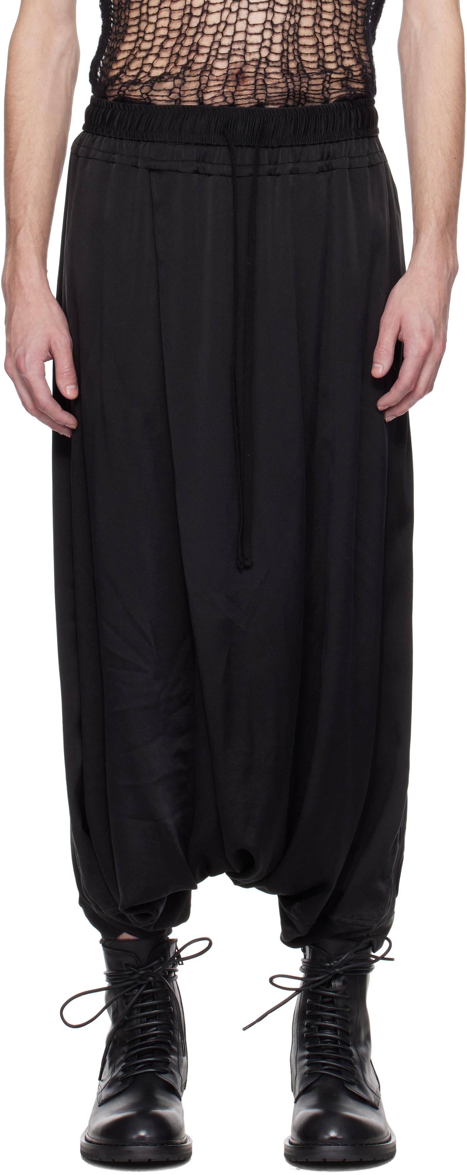 JULIUS CLEAVE HEM OVER CROTCH PANTS