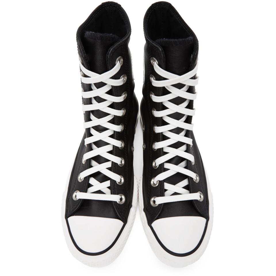 converse lift high top black