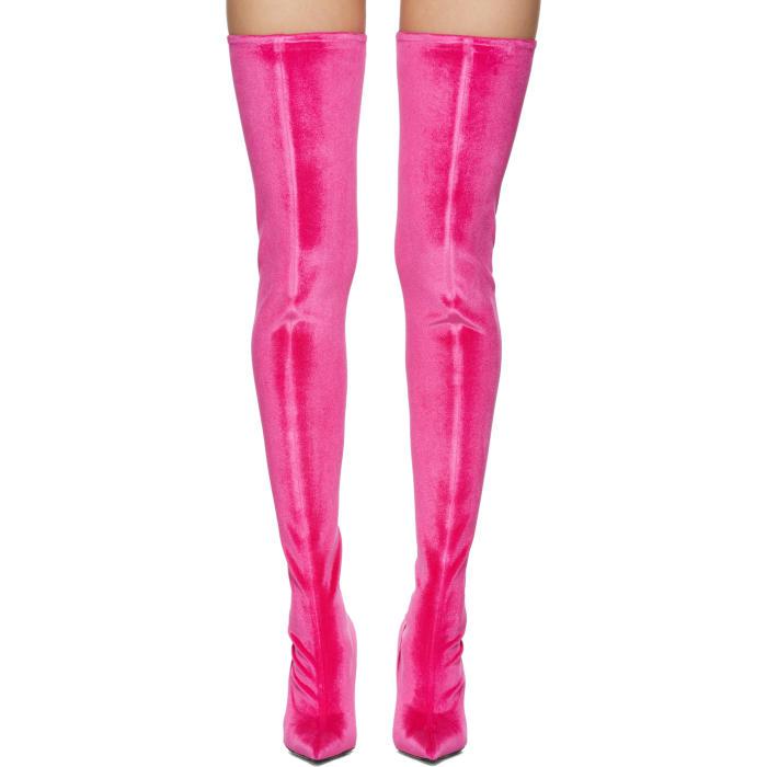 Balenciaga Pink Knife Boots  Lyst
