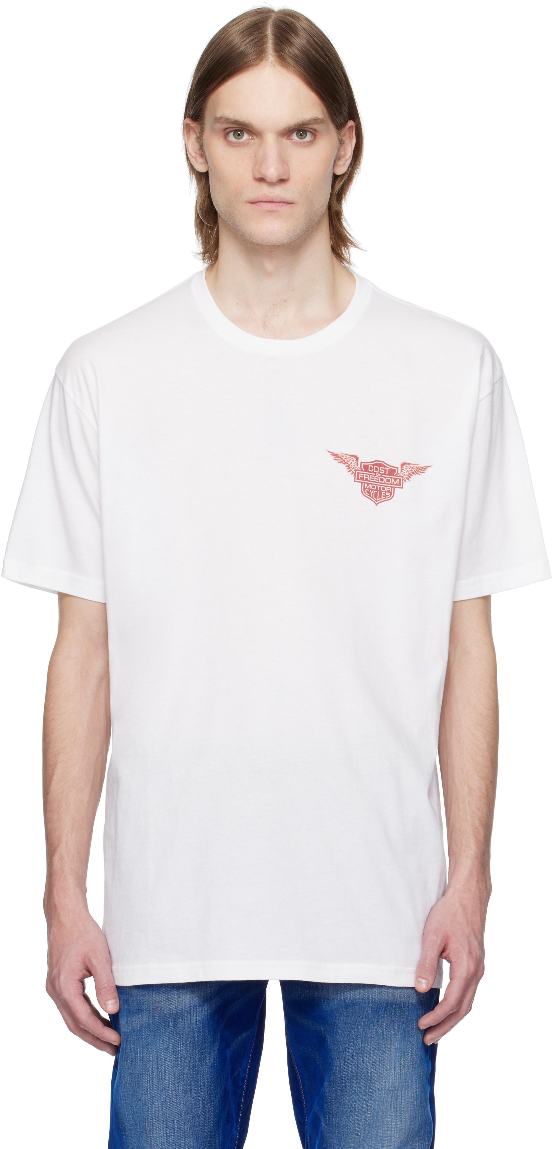 【関税込み】COUT DE LA LIBERTE ホワイト Freddie Tシャツ White Cout de la Liberte T-shirts for Men | Lyst