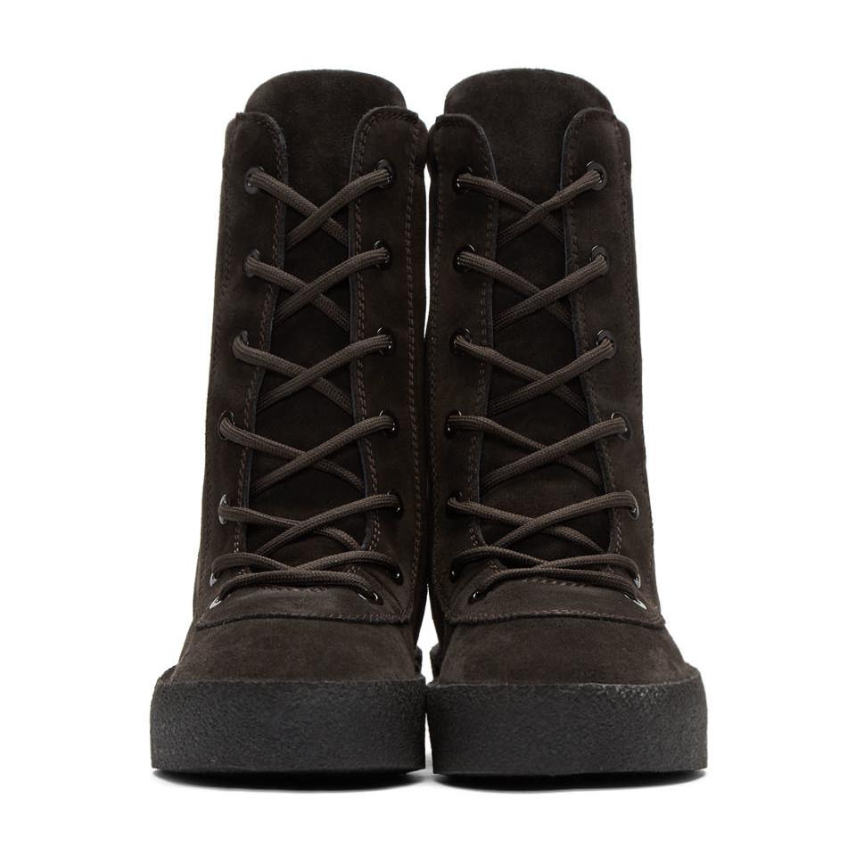 yeezy crepe boot black