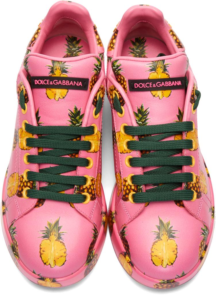 dolce and gabbana pineapple shoes