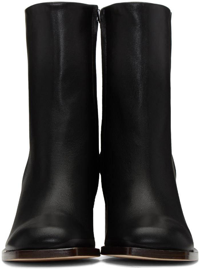 helmut lang square toe boots