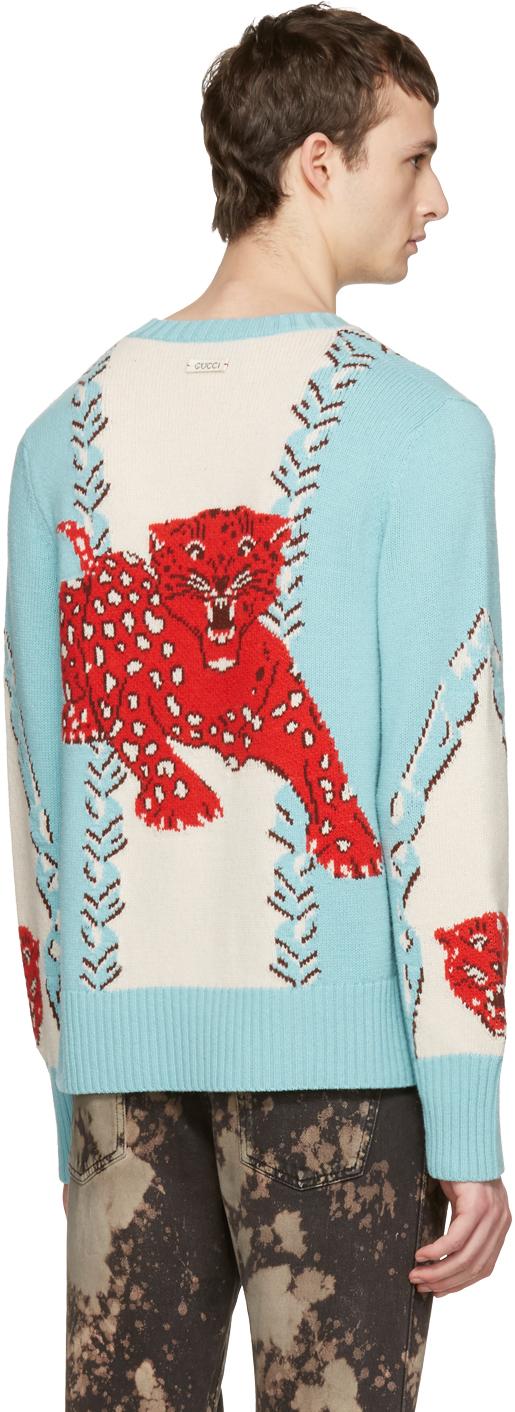 gucci leopard sweater
