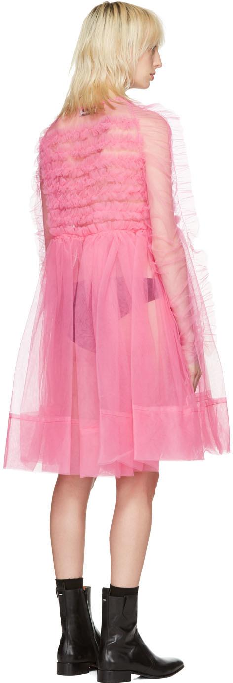 Molly goddard pink clearance organza dress