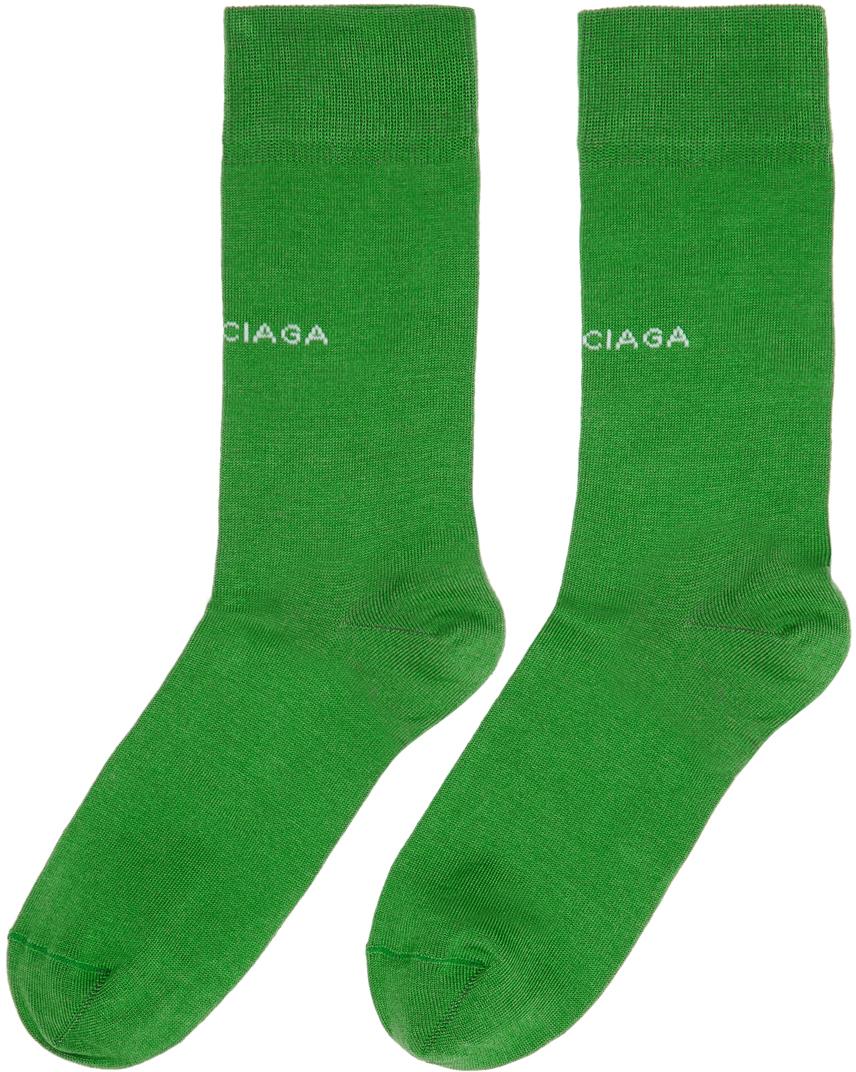 balenciaga sock green