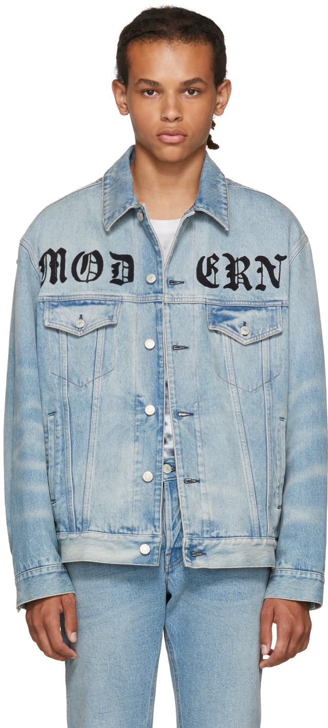 Gucci Modern Denim Jacket in Blue for Men | Lyst