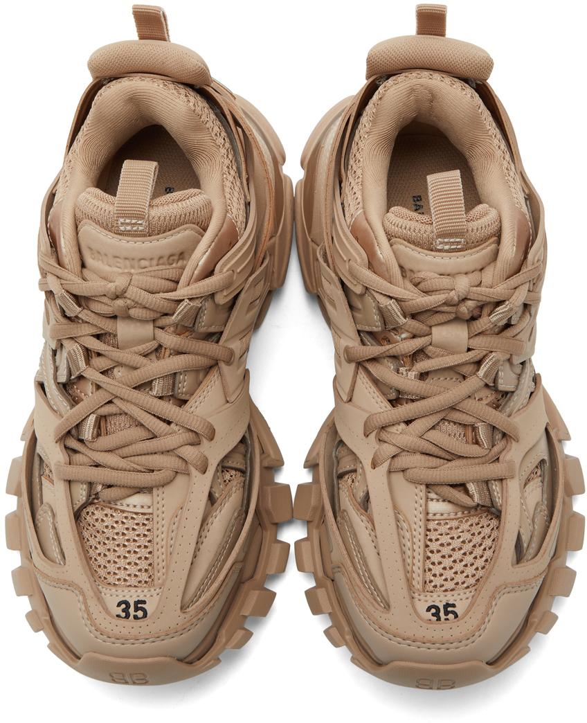 Balenciaga Track Sneakers in Natural | Lyst UK