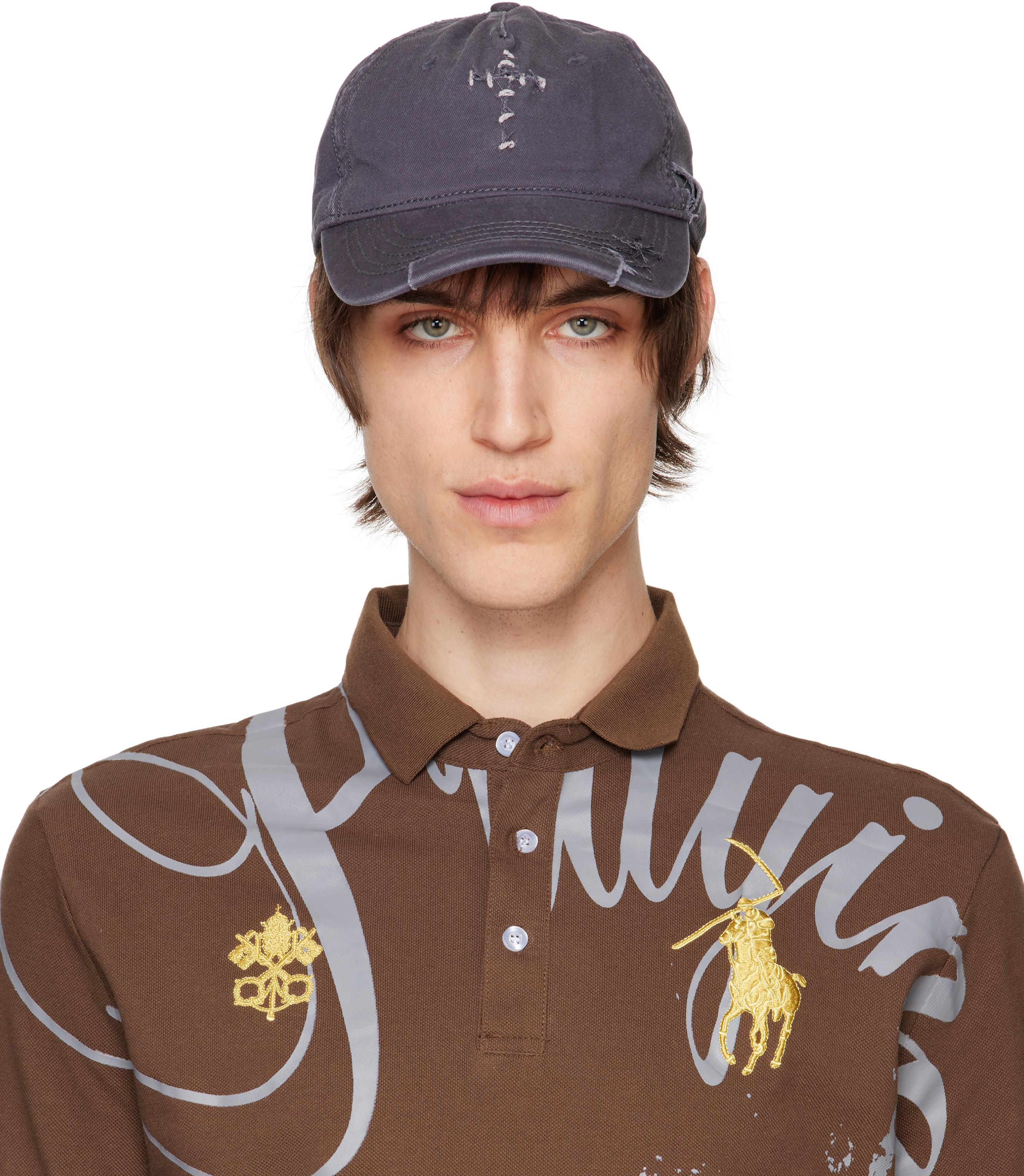 praying キャップ メンズ PRAYING グレー Cross ステッチ キャップ グレー | Lyst