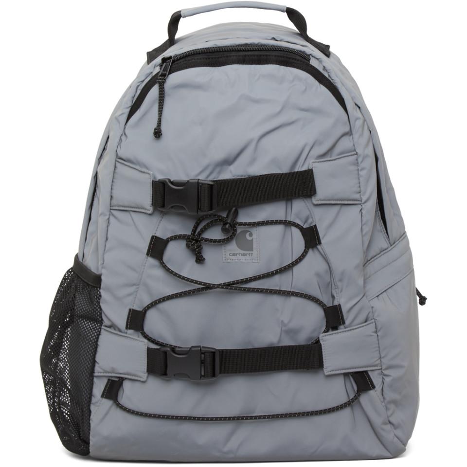 Carhartt WIP Canvas Grey Reflective Kickflip Backpack in Gray for Men | Lyst