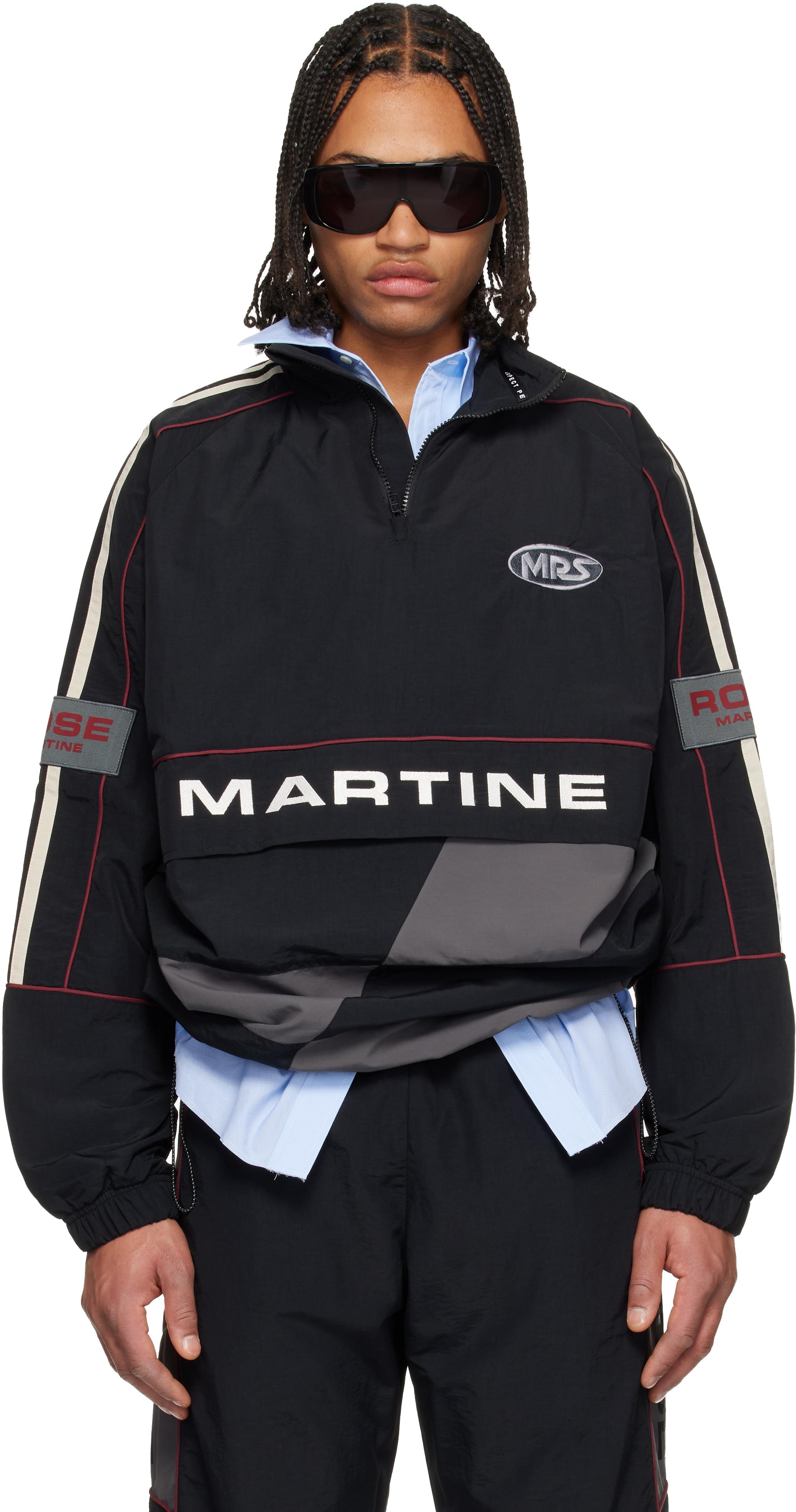 Martine Rose Hockey Track Jacket in Black for Men | Lyst