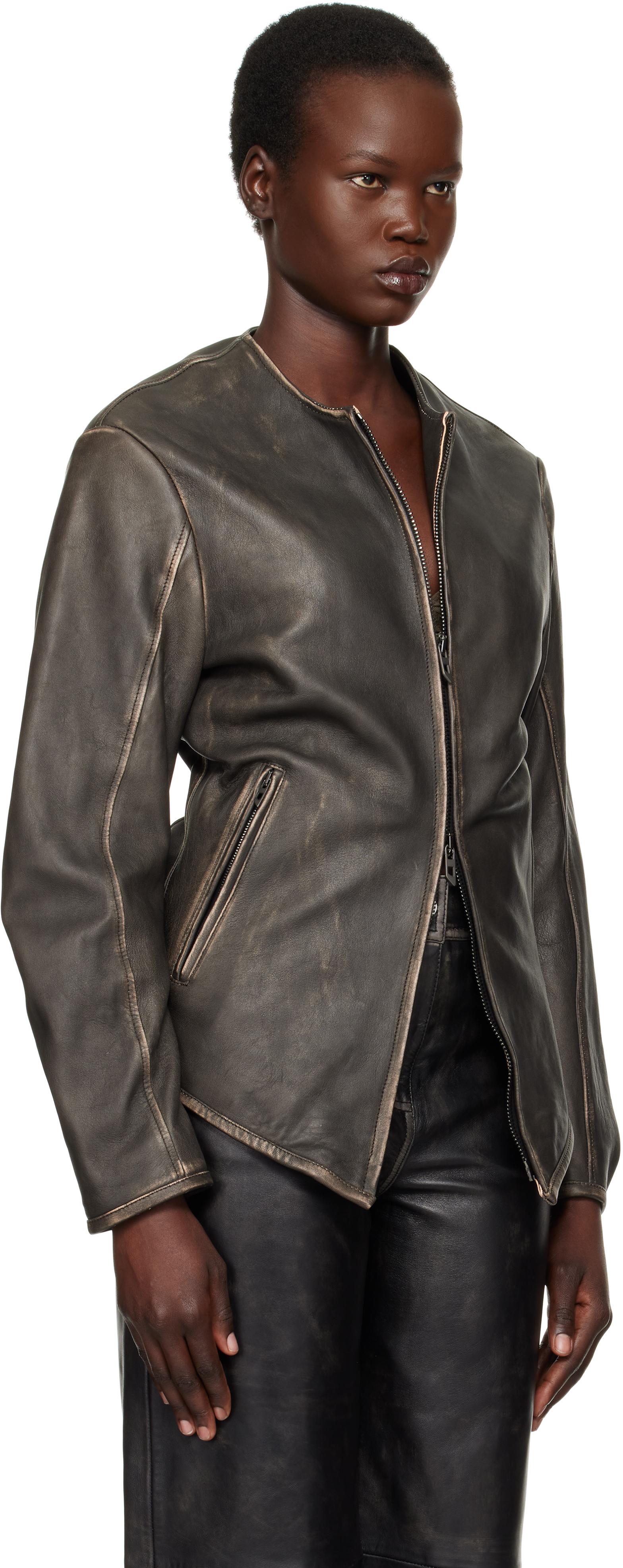 Rabin racer leather jacket hotsell